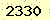 請輸入此驗證碼 : 2330