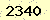 請輸入此驗證碼 : 2340