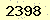 請輸入此驗證碼 : 2398
