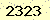 請輸入此驗證碼 : 2323