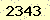 請輸入此驗證碼 : 2343