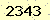 請輸入此驗證碼 : 2343