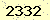 請輸入此驗證碼 : 2332