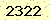 請輸入此驗證碼 : 2322