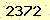 請輸入此驗證碼 : 2372
