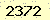請輸入此驗證碼 : 2372