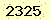 請輸入此驗證碼 : 2325