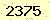 請輸入此驗證碼 : 2375