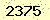 請輸入此驗證碼 : 2375