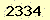 請輸入此驗證碼 : 2334