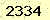 請輸入此驗證碼 : 2334