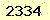 請輸入此驗證碼 : 2334