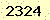 請輸入此驗證碼 : 2324