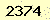 請輸入此驗證碼 : 2374