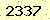 請輸入此驗證碼 : 2337