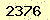 請輸入此驗證碼 : 2376