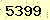 請輸入此驗證碼 : 5399