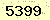 請輸入此驗證碼 : 5399