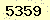 請輸入此驗證碼 : 5359