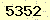 請輸入此驗證碼 : 5352