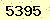 請輸入此驗證碼 : 5395