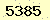 請輸入此驗證碼 : 5385
