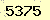 請輸入此驗證碼 : 5375