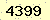 請輸入此驗證碼 : 4399