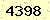 請輸入此驗證碼 : 4398