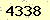 請輸入此驗證碼 : 4338