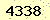 請輸入此驗證碼 : 4338