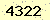 請輸入此驗證碼 : 4322