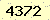 請輸入此驗證碼 : 4372