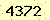 請輸入此驗證碼 : 4372