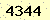 請輸入此驗證碼 : 4344