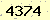 請輸入此驗證碼 : 4374