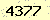 請輸入此驗證碼 : 4377