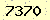 請輸入此驗證碼 : 7370
