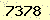 請輸入此驗證碼 : 7378