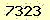 請輸入此驗證碼 : 7323