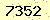 請輸入此驗證碼 : 7352