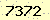 請輸入此驗證碼 : 7372