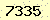 請輸入此驗證碼 : 7335