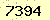 請輸入此驗證碼 : 7394