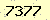 請輸入此驗證碼 : 7377
