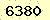 請輸入此驗證碼 : 6380