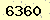 請輸入此驗證碼 : 6360