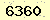 請輸入此驗證碼 : 6360
