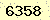 請輸入此驗證碼 : 6358
