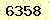 請輸入此驗證碼 : 6358